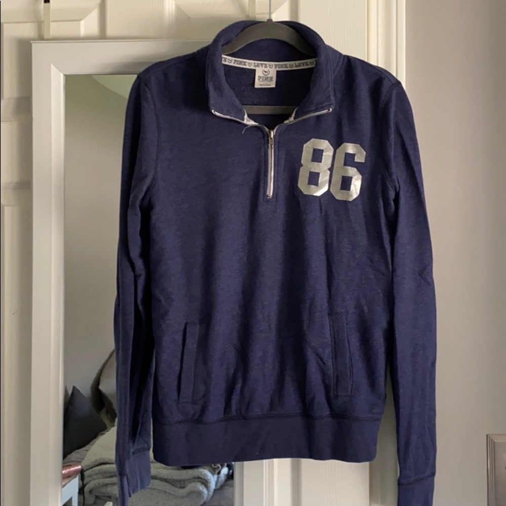 Pink Victoria Secret Quarter Zip